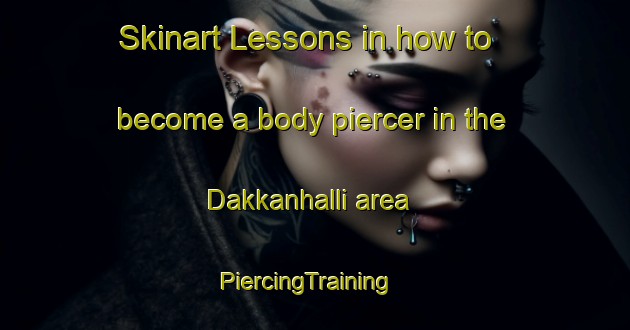 Skinart Lessons in how to become a body piercer in the Dakkanhalli area | PiercingTraining | PiercingClasses | SkinartTraining-India