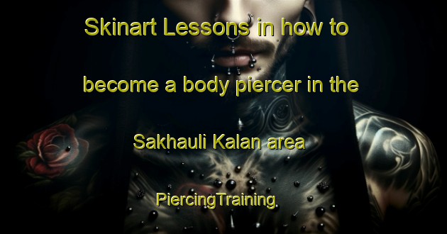 Skinart Lessons in how to become a body piercer in the Sakhauli Kalan area | PiercingTraining | PiercingClasses | SkinartTraining-India