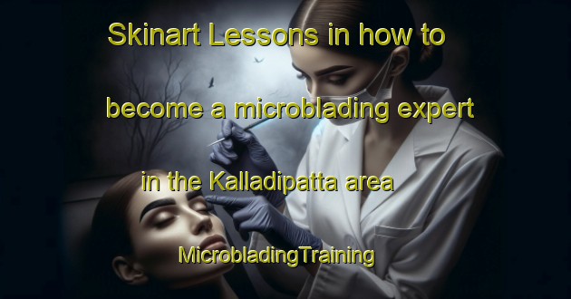 Skinart Lessons in how to become a microblading expert in the Kalladipatta area | MicrobladingTraining | MicrobladingClasses | SkinartTraining-India