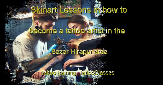 Skinart Lessons in how to become a tattoo artist in the Bazar Hirapur area | TattooTraining | TattooClasses | SkinartTraining-India
