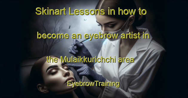 Skinart Lessons in how to become an eyebrow artist in the Mulaikkurichchi area | EyebrowTraining | EyebrowClasses | SkinartTraining-India