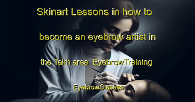 Skinart Lessons in how to become an eyebrow artist in the Takh area | EyebrowTraining | EyebrowClasses | SkinartTraining-India