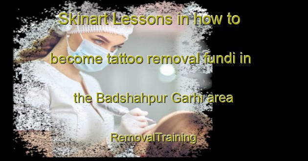 Skinart Lessons in how to become tattoo removal fundi in the Badshahpur Garhi area | RemovalTraining | RemovalClasses | SkinartTraining-India