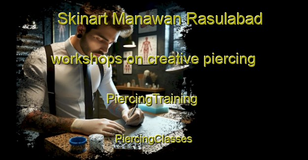 Skinart Manawan Rasulabad workshops on creative piercing | #PiercingTraining #PiercingClasses #SkinartTraining-India