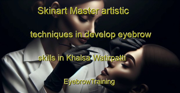 Skinart Master artistic techniques in develop eyebrow skills in Khalsa Watirpatti | EyebrowTraining | EyebrowClasses | SkinartTraining-India