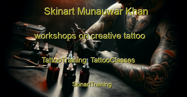 Skinart Munauwar Khan workshops on creative tattoo | TattooTraining | TattooClasses | SkinartTraining-India