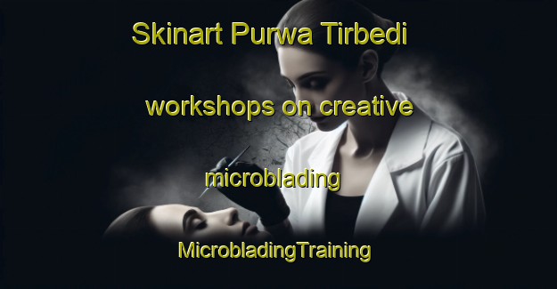 Skinart Purwa Tirbedi workshops on creative microblading | #MicrobladingTraining #MicrobladingClasses #SkinartTraining-India