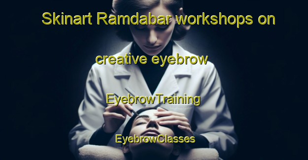 Skinart Ramdabar workshops on creative eyebrow | EyebrowTraining | EyebrowClasses | SkinartTraining-India