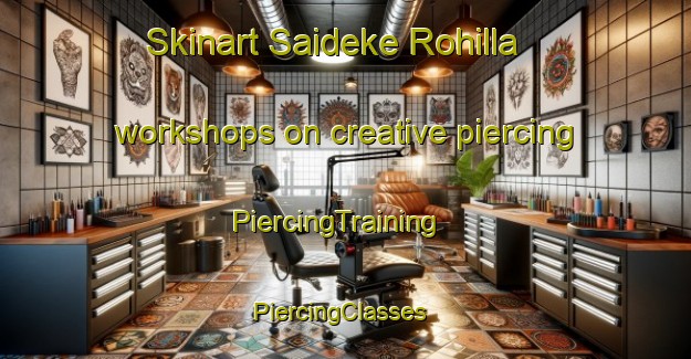 Skinart Saideke Rohilla workshops on creative piercing | PiercingTraining | PiercingClasses | SkinartTraining-India