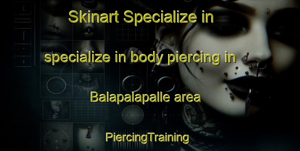 Skinart Specialize in specialize in body piercing in Balapalapalle area | #PiercingTraining #PiercingClasses #SkinartTraining-India