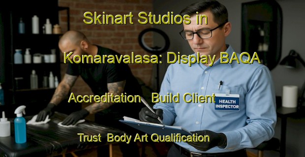 Skinart Studios in Komaravalasa: Display BAQA Accreditation - Build Client Trust | Body Art Qualification Authority | BAQA-India