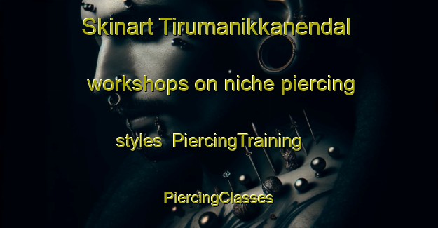 Skinart Tirumanikkanendal workshops on niche piercing styles | #PiercingTraining #PiercingClasses #SkinartTraining-India