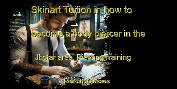Skinart Tuition in how to become a body piercer in the Jhotar area | PiercingTraining | PiercingClasses | SkinartTraining-India