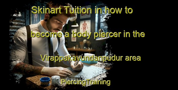 Skinart Tuition in how to become a body piercer in the Virappakavundanpudur area | PiercingTraining | PiercingClasses | SkinartTraining-India