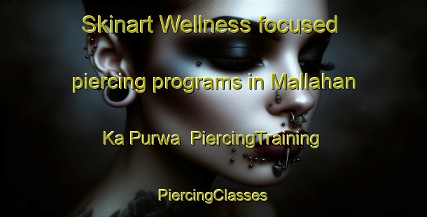 Skinart Wellness-focused piercing programs in Mallahan Ka Purwa | #PiercingTraining #PiercingClasses #SkinartTraining-India